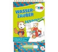 Bobo Siebenschläfer Wasserzauber: Wassermalbuch für Kinder ab 3 Jahren: Malbuch und Rätselbuch mit Wassertankstift I Geschenk für Jungen und Mädchen