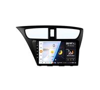 BOBOBH 2 Din Car Radio Estéreo Android 14 Bluetooth para Honda Civic 9 FK FB 2012-2017 Pantalla táctil de 9 pulgadas Estéreo para automóvil con control de voz Carplay Wifi Control del volante US