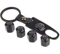 BOBOBH 4 Tapas de válvula de neumático, para Brabus, Resistente a la corrosión, a Prueba de Fugas, Tapa de vástago de válvula, Tapas Antipolvo, Accesorios para neumáticos de Coche