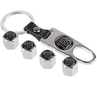 BOBOBH 4 Tapas de válvula de neumático, para Brabus, Resistente a la corrosión, a Prueba de Fugas, Tapa de vástago de válvula, Tapas Antipolvo, Accesorios para neumáticos de Coche