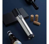 BoBoHome Abridor de sacacorchos Dos en uno Circle Joy, abridor eléctrico de Material de Grado de Contacto con Alimentos de Acero Inoxidable 304 Recargable con luz indicadora LED