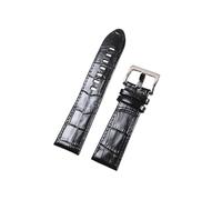 BoBoHome Correa Premium Cuero Genuino Reloj Extremo Curvo Impermeable Resistente Sudor Flexible Reemplazo Correa Reloj para MONTBLANC-Negro 20mm