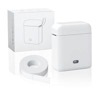 BOBOPACK Impresora de Etiquetas Adhesivas Mini, Etiquetadora Portátil Bluetooth para Pegatinas Autoadhesivas, Compatible con iOS/Android, Apto para Oficinas y Hogares