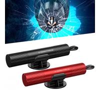 BOBOPACK Kit Emergencia Coche 2 Piezas, Martillo Rompe Cristales Coche de Aleación de Aluminio con Estampado, Rompe Cristales y Corta Cinturones, Herramienta Autorrescate Portátil para Vehículos
