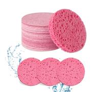 BOBOPACK Las 60 Esponjas CosméTicas Comprimidas Son Suaves, CóModas, Seguras y Reutilizables. Ligeras y Adecuadas para Tratamientos Faciales de Spa, ExfoliacióN y Desmaquillado.