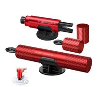BOBOPACK Rompe Cristales y Cinturones, Martillo Rompe Cristales Coche, Cortador Cinturon de Seguridad, Corta Cinturones Rompe Cristales, Herramienta Autorrescate, Cortador De Vidrio
