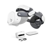 BOBOVR M3 Pro+ Correa para la Cabez,Compatible con Meta Quest 3/Quest 3S,Modos Dual Halo y Elite Fit,Perillas de Ajuste Delanteras y Traseras,Presión Facial Reducida