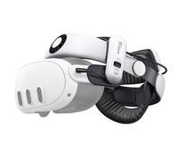 BOBOVR S3 Pro Batería Correa para la Cabez, Aire Acondicionado Principal y Paquete de batería Intercambiable en Caliente de 10000mah, Compatible con Meta Quest 3/Quest 3S