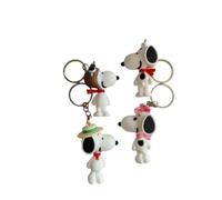 BOBOZHONG 4 PCS Llaveros de Animados de Anime,Lindos Colgantes de Silicona 3D,llaveros de Personajes Bonitos,Colgante Anime Lindo,Llaveros para Niñas,Regalos de Cumpleaños y Navidad