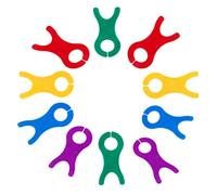 BOBOZHONG Bobina de Hilo,10 Piezas Bobina De Plástico Tablero de Bobinado Hilo de Bordar de Bobina Tarjetas de Punto de Cruz para Coser Ganchillo Punto de Cruz