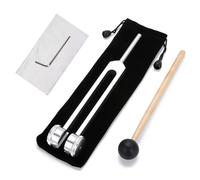 BOBOZHONG Diapasón,128 Hz DiapasóN Horquilla de Afinación Horquilla de aleación de Aluminio Que Ofrece Respuesta de Frecuencia Precisa,para Sonido Curación ADN RelajacióN