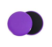 BOBOZHONG Discos Deslizadores Core,Cara Disco Core Sliders,para Entrenamiento,Hogar,Yoga,Fitness,Pilates,Ejercicios de Cuerpo para alfombras y Pisos Duros(Morado)