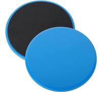 BOBOZHONG Discos Deslizadores Core,Cara Disco Core Sliders,para Entrenamiento,Hogar,Yoga,Fitness,Pilates,Ejercicios de Cuerpo para alfombras y Pisos Duros(Azul)