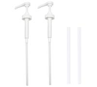 BOBOZHONG Dispensador de Bomba de Jarabe,2 Piezas Bomba de Jarabe de Café Set Bomba Dosificadora para Dispensador de Jabón Dispensadores de Jarabe para Hogares Cocinas Cafeterías Bares