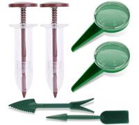 BOBOZHONG Mini Sembradora de Semillas,6 PCS Distribuidor Semillas Herramientas de Sembradora Sembradora Universal para Distribuidores Sembradora Portátil para Siembra Hortícola(10 * 3.2cm)