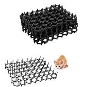 BOBOZHONG Repelente de Gatos,6 Piezas Pinchos Anti Gatos,Alfombrilla para Gatos Alfombra Repelente,Auyentar Adecuado para Interior Exterior Césped Jardín Protección de Planta,20 x 15 cm