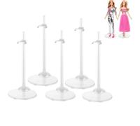 BOBOZHONG Soporte transparente para muñecas, 10 unidades, soporte ajustable para muñecas, figura de acción Monster High Support para exhibición de colección