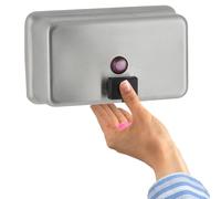 Bobrick B-2112 40 fl oz Capacity, Classic Series dispensador de jabón horizontal montado en superficie