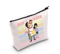 Bob's Burgers Inspired Makeup Bag Bob's Burgers Fans Gift Bob Belcher Zipper Pouch Tina Cartoon TV Show Merchandise (Bob's Burgers UK2)