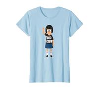 Bob's Burgers Tina Belcher Boo Crew Camiseta, Mujer, Azul Bebé, L