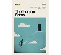 BOBSLA Póster De The Truman Show, Serie De Tv, Cuadro Sobre Lienzo Para Pared, Decoración Artística, Carteles E Impresiones, Decoración Del Hogar 50X70Cm Geen Frame