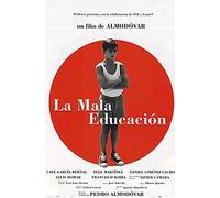 BOBSLA Poster La Mala Educacion Pedro Almodovar Spain Movie Poster Wall Art Canvas Painting Home Decor 50X70Cm Sin Marco