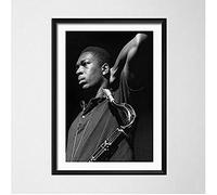 BOBSLA Poster Póster De Cantante De Música De Jazz De John Coltrane, Imágenes De Retrato, Pintura En Lienzo, Carteles E Impresiones, Decoración Del Hogar 50X70Cm Sin Marco