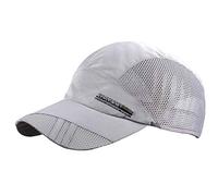 Bobury Sombreros de Secado Rápido Deportivo Gorra de Béisbol de Malla Transpirable de Verano para Hombres