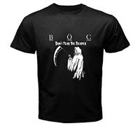 BOC Blue Oyster Cult Don T Fear The Reaper Graphic tee Unisex 100% Cotton Short-Sleeve T-Shirts Black S