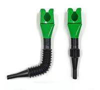 Boca ancha para embudo de 30 cm para vasos y botellas de ancho (verde) | Plástico PP5 libre de BPA, apto para lavavajillas, 30 cm de longitud, suave para la superficie, fácil de limpiar