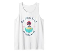 Boca Chica Beach Geiger Key Beach Cayos de Florida Camiseta sin Mangas