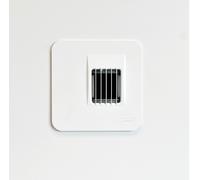 Boca de extracción higrorregulable para empotrar Elegant UPO AH 80 de Aereco - 140153