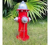 Boca de incendios para decoración al aire libre, adorno de jardín, regalos de bombero para hombres, para perros, hidrante falso de fuego a hidrante C6Z7