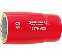 BOCA DE LLAVE DE VASO 1/2", VDE - 12179 VDE - 17
