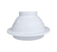 Boca de Ventilación ABS Rotación 360 Grados Aire Boca de Ventilación(100mm) | Agujeros tornillo incluidos, segura, instalación sencilla en diversos entornos interiores