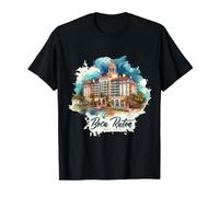 Boca Raton Florida, Pueblo de Playa Sur Camiseta gráfica económica, Hombre, Negro, M