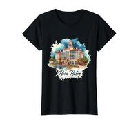 Boca Raton Florida, Pueblo de Playa Sur Camiseta gráfica económica, Mujer, Negro, S