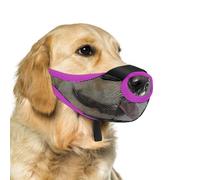 Boca ventilada para perro, fácil de llevar, cómodo bozal de red para agresivos y masticadores, bozal de entrenamiento para caminar al aire libre para morder