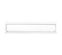 Bocacartas C-603 (L x An x Al: 24,8 x 7,3 x 2 cm, Acero, Blanco)