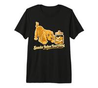 Bocadillos Antes de Todo Golden Retriever Camiseta Premium