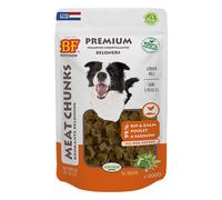 Bocadillos crujientes de pollo y salmón Biofood. Bolsa de 200 g