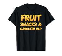 Bocadillos de Frutas y Rap de gángster Divertidos para niños pequeños Camiseta