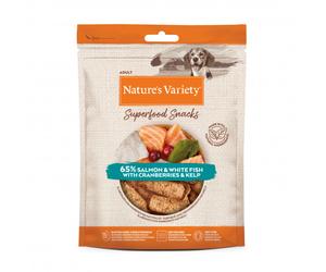 Bocadillos Superfood de Nature's Variety para perros - Salmón - Cantidad: 85 g