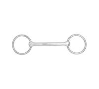 Bocado de 2 anillas para caballos rectos Horze 12,5 cm