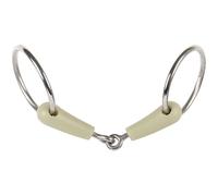 Bocado de 2 anillas para un solo caballo Harry's Horse Apple 13,5 cm