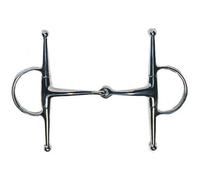 Bocado de acero inoxidable articulado para caballos Weatherbeeta Korsteel 15 cm