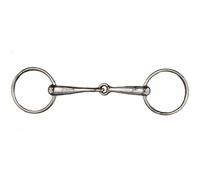 Bocado de acero inoxidable de una sola rotura, boquilla mediana Tattini 10 cm