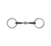 Bocado para caballo de goma de doble bisagra Waldhausen d 13,5 cm
