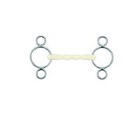 Bocado recto de caballo pessoa Soyo Happy Mouth 3 125 cm