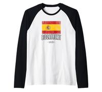 Bocairent España | ES Bandera Ciudad - Bandera - Camiseta Manga Raglan